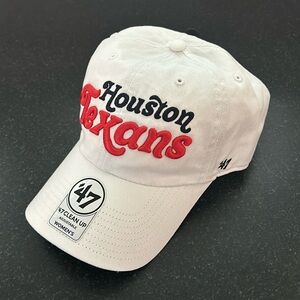 Houston Texans Pensacola 47 Clean Up Hat Womens adjustable - White